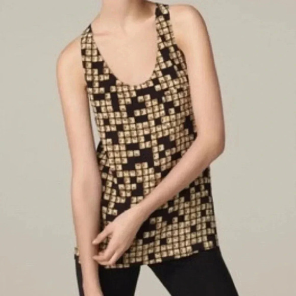 Alexander Wang Silk Razor Back Tank Size Large - Picture 2 of 5